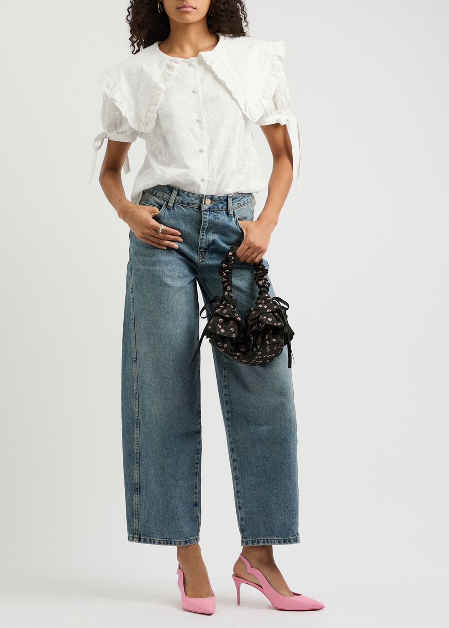 Fred's World Mädchen Bluse Hello Poodle - Bio-Baumwolle Mit Plüsch Applikation