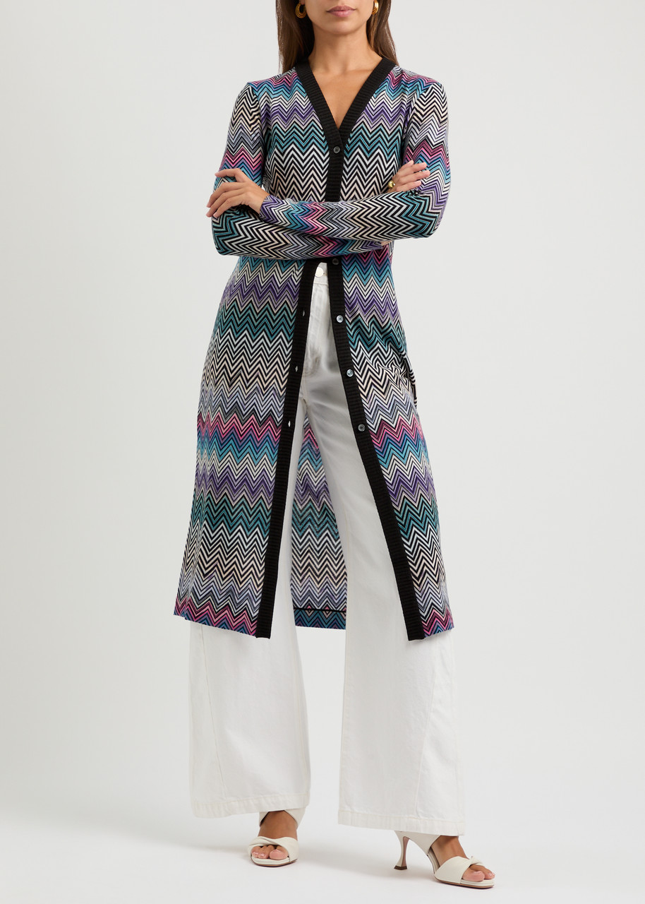 MAGLIANO ZIGZAG ZIP CARDIGAN SIZE S Zigzag cardigan in pure wool