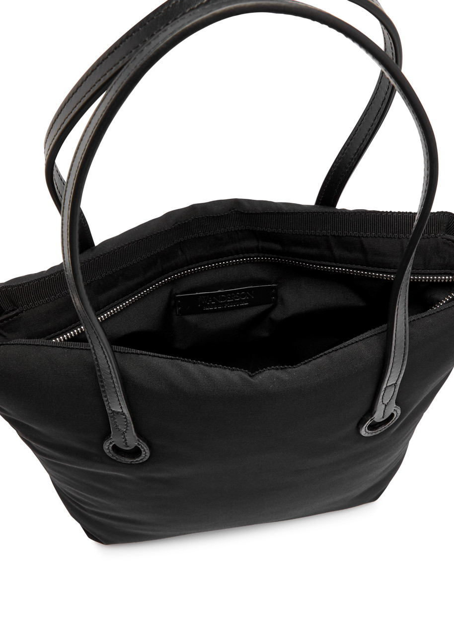 トートバッグ J W ANDERSON Black fabric Puffy Anchor shopping bag JW Anderson Women's Small Puffy Anchor Tote in Black JW Anderson