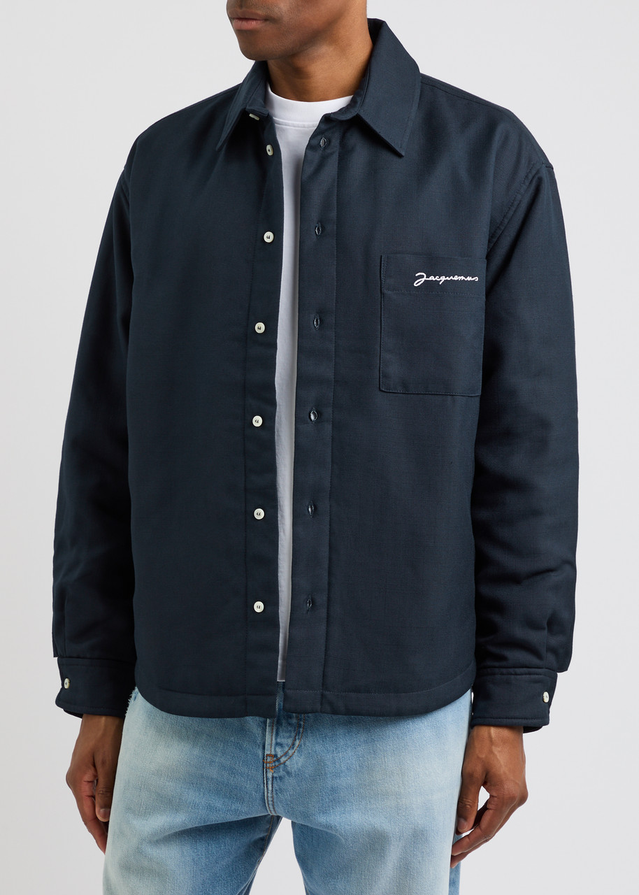 ジャケット・アウター 23SS JACQUEMUS LA CHEMISE BOULANGER 46 Jacquemus La Chemise Boulanger Shirt Jacket | Blue | FARFETCH UK