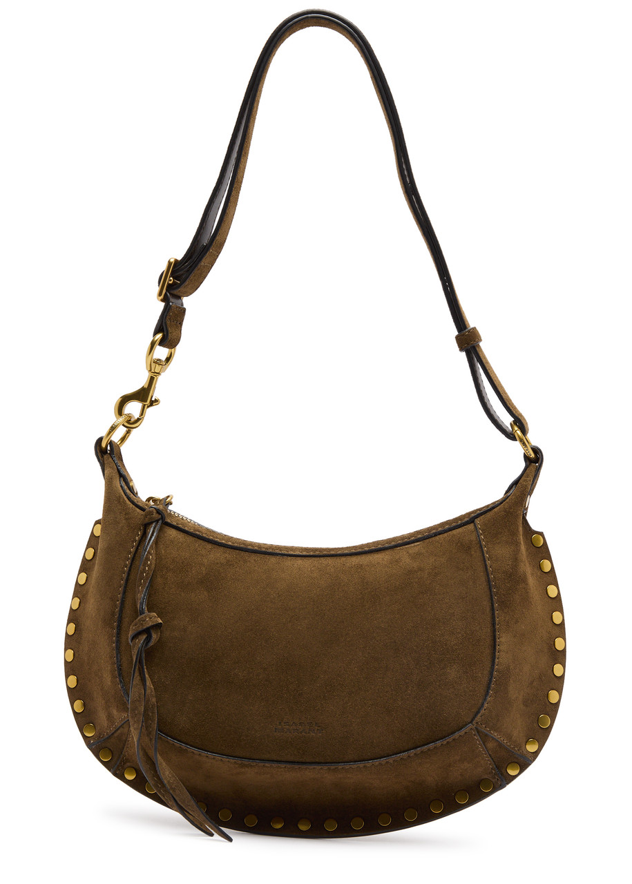 ISABEL MARANT Oskan Moon suede shoulder bag | Harvey Nichols