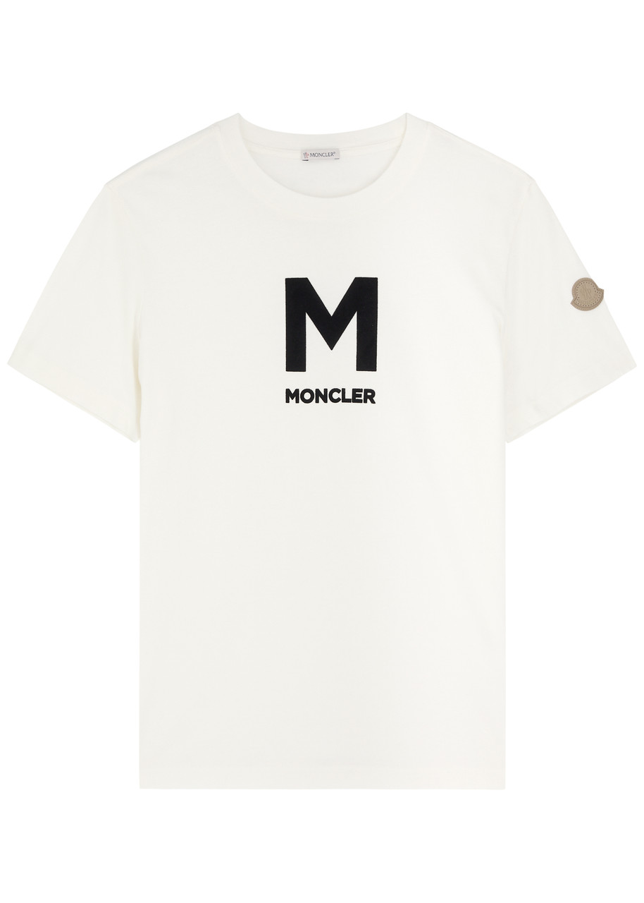MONCLER Logo cotton T-shirt | Harvey Nichols