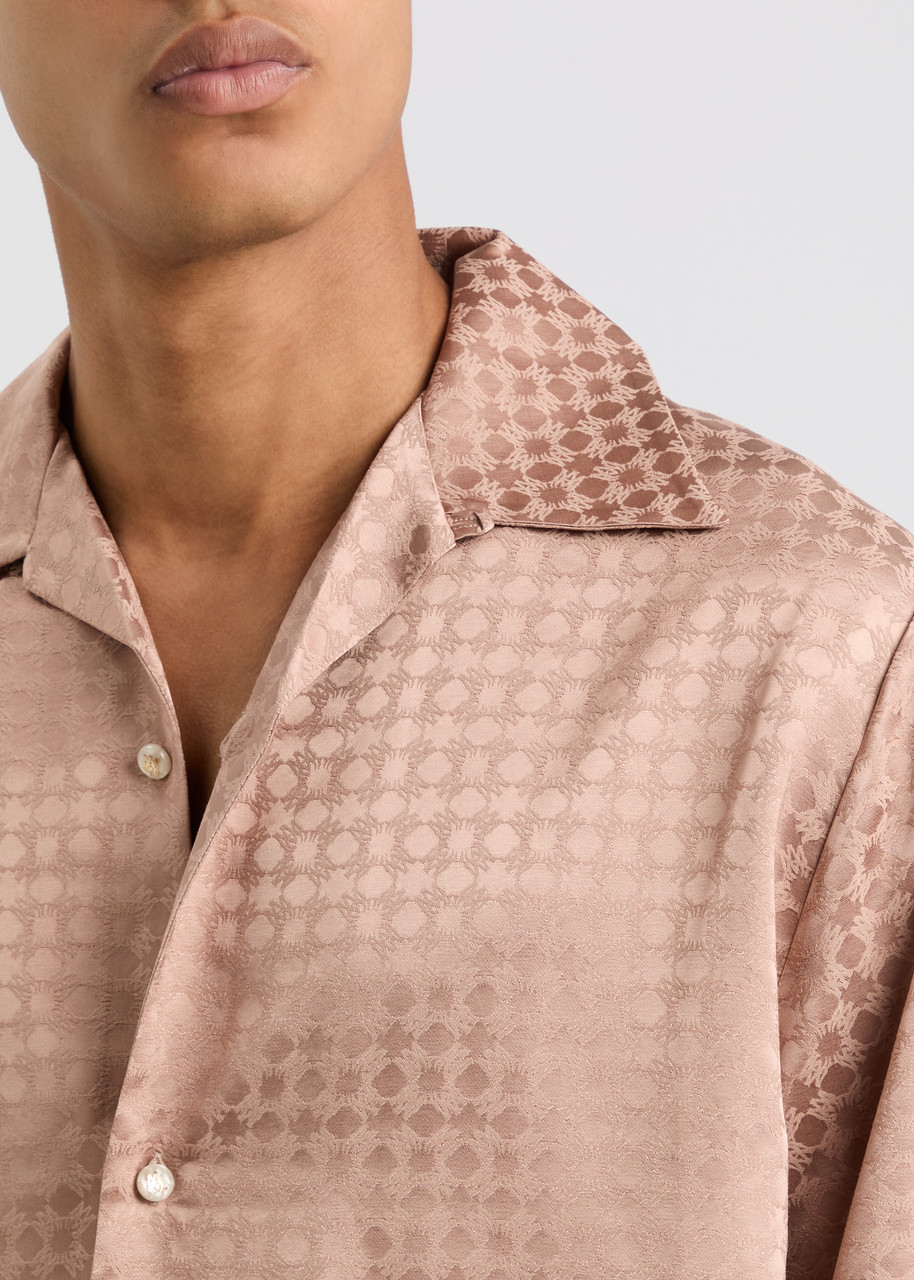 AMIRI MA Quad monogrammed satin shirt | Harvey Nichols