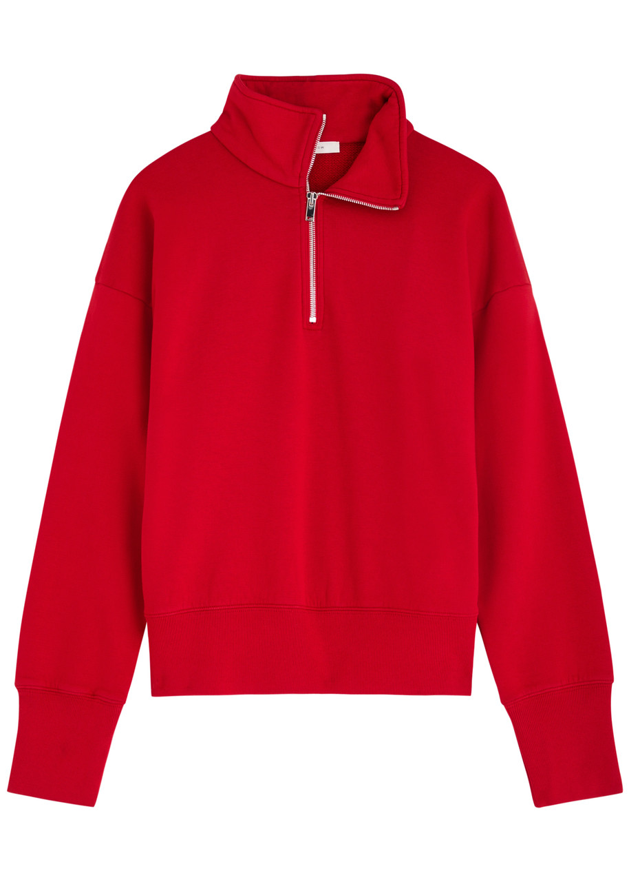 THE ROW Stanfield half-zip jersey sweatshirt | Harvey Nichols
