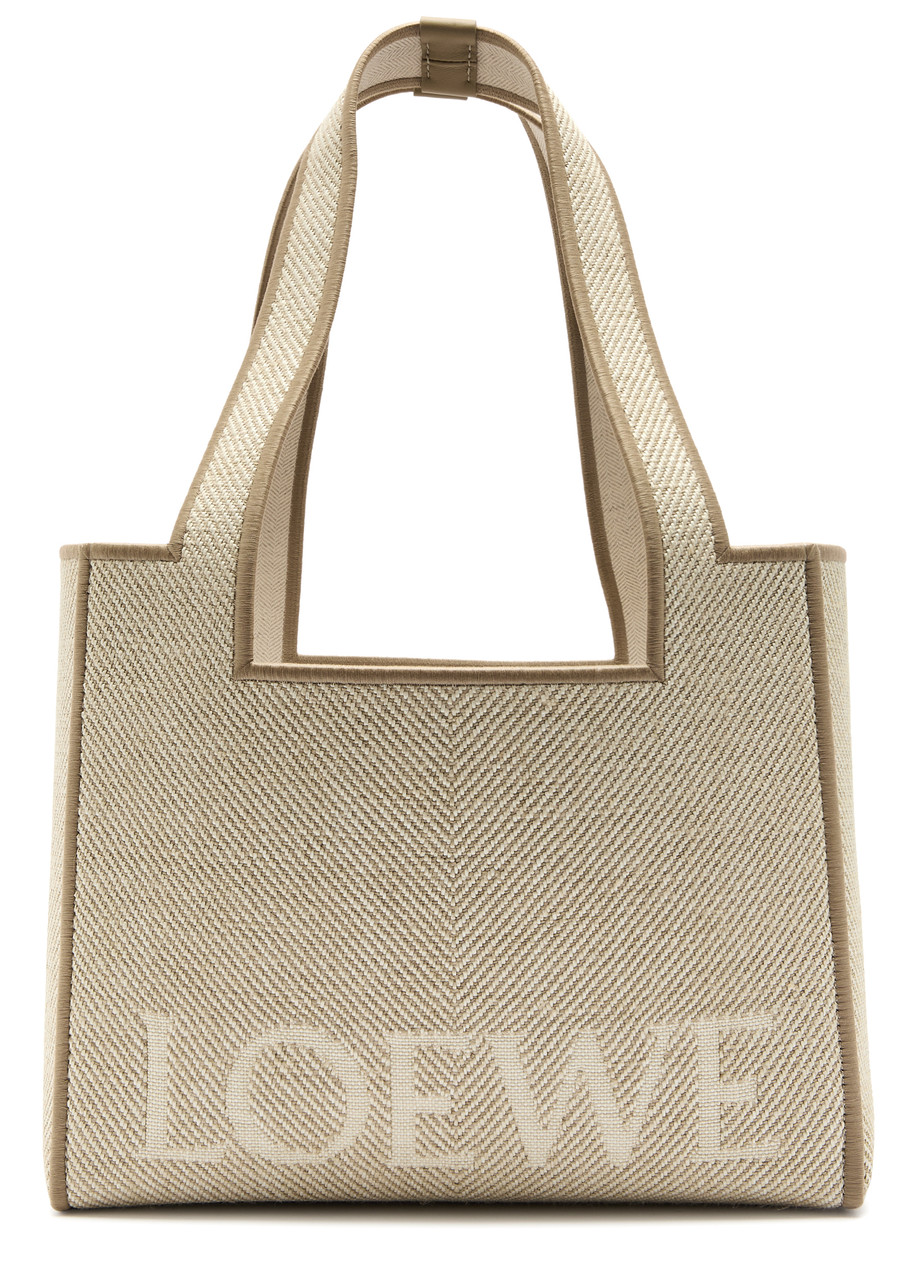 バッグ LOEWE LOGO LEATHER SHOULDER TOTE BAG LOEWE Medium logo canvas tote | Harvey Nichols