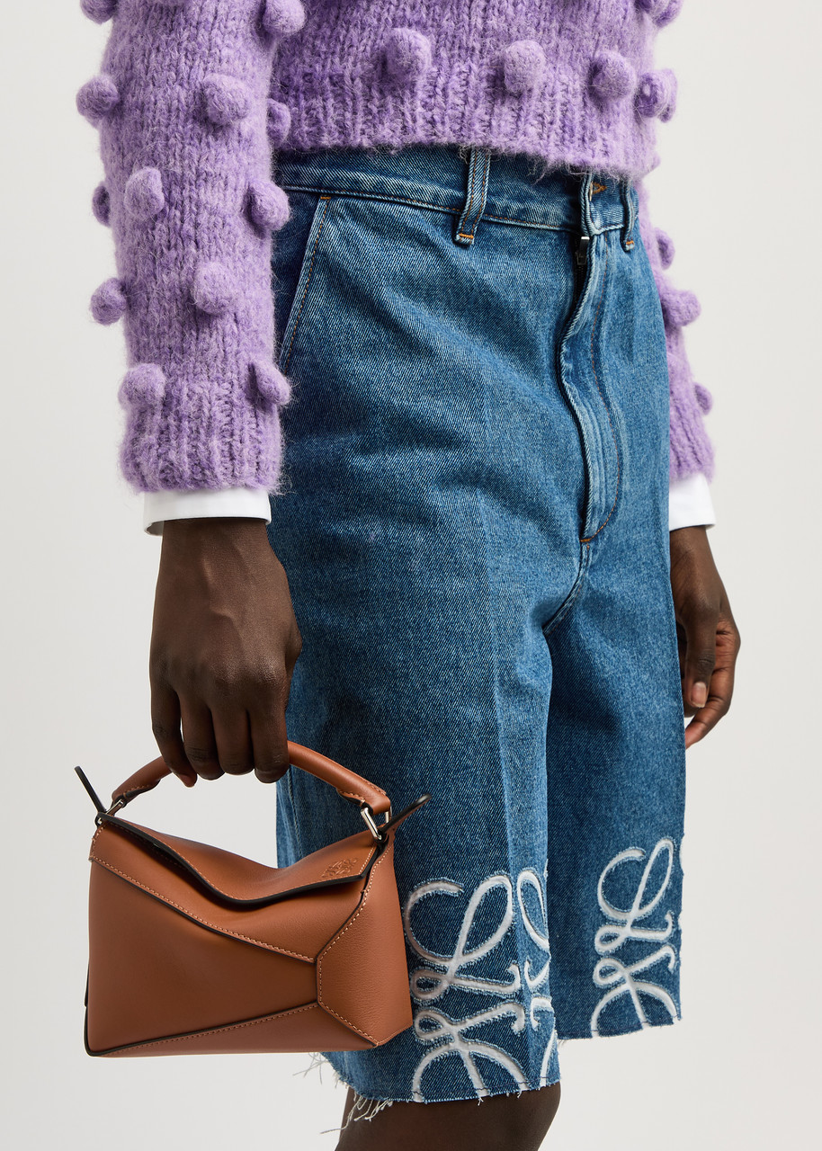 LOEWE Puzzle Edge mini leather cross-body bag | Harvey Nichols LOEWE Puzzle Edge mini leather cross-body bag | Harvey Nichols