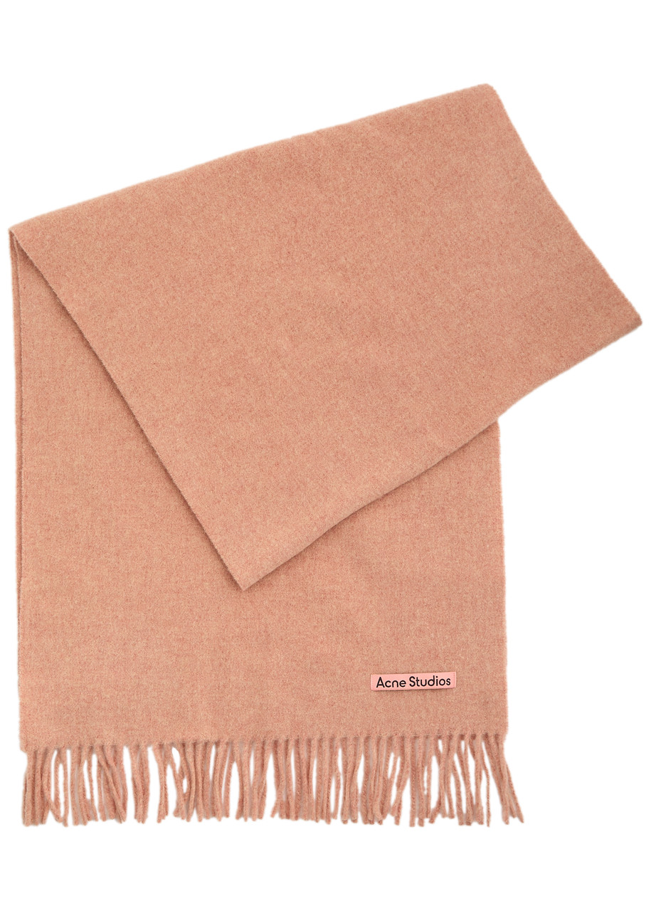 [Acne] ストール  ピンク Acne Studios  Acne Studios - Wool mohair scarf - Narrow - Dusty pink