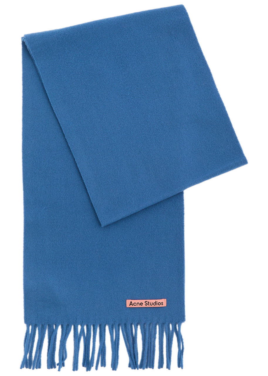 ACNE STUDIOS Canada fringed wool scarf | Harvey Nichols