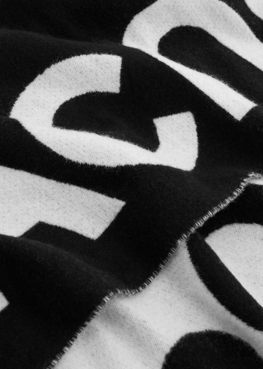 ACNE STUDIOS Toronto logo wool-blend scarf | Harvey Nichols