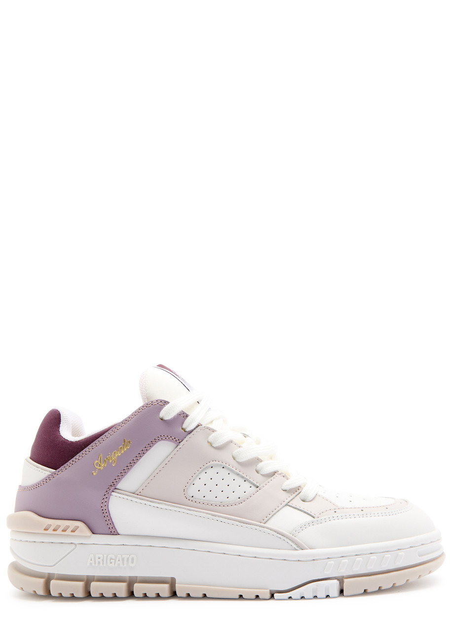 スニーカー Area Lo Sneakers - Axel Arigato - Leather - Grey/Pink AXEL ARIGATO Area Lo panelled leather sneakers | Harvey Nichols