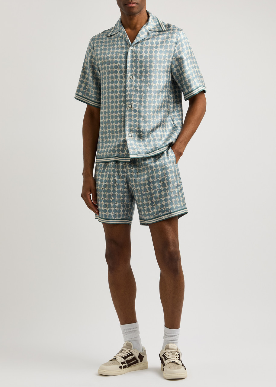 Amiri 'MA Quad' Silk Shorts - Men's M