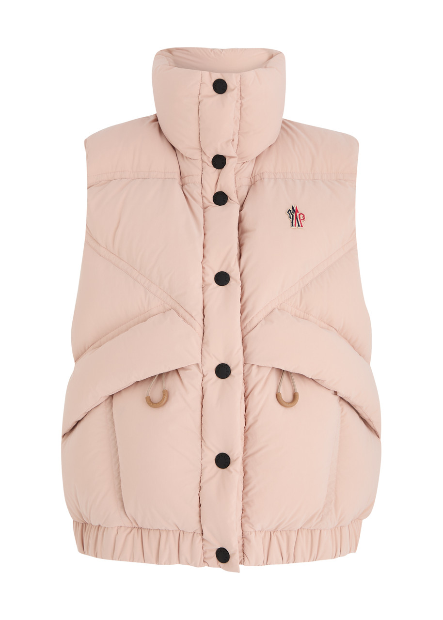 MONCLER Marolies quilted shell gilet | Harvey Nichols