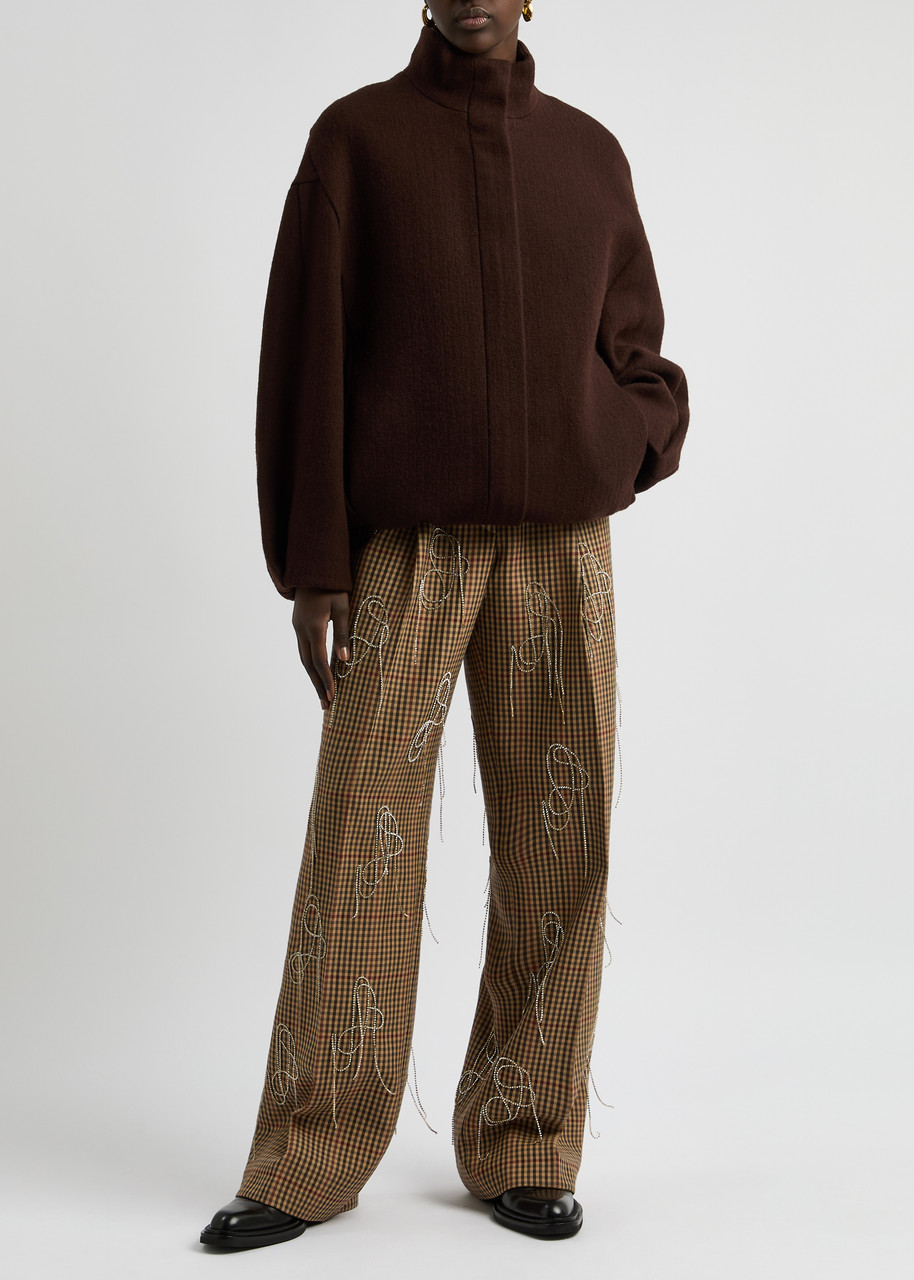 DRIES VAN NOTEN Voles wool jacket | Harvey Nichols
