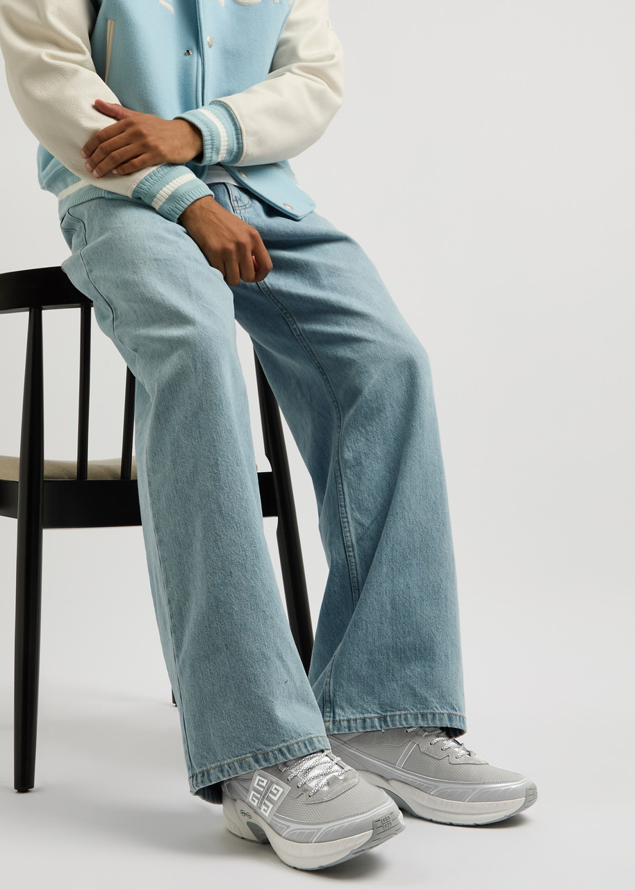 GIVENCHY NFNTY-52 panelled mesh sneakers | Harvey Nichols GIVENCHY NFNTY-52 panelled mesh sneakers | Harvey Nichols