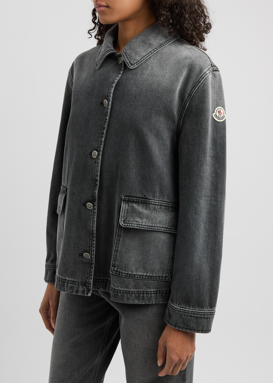 ジャケット MONCLER Denim jackets Denim blouson in blue - Moncler | Mytheresa