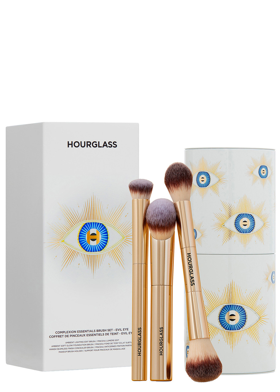 HOURGLASS メイクブラシセット 5本 ゴールド HOURGLASS Complexion Essentials Brush Set - Evil Eye | Harvey Nichols