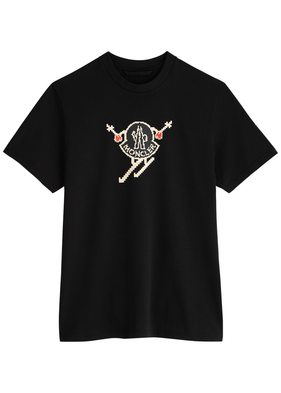 MONCLER Logo-print cotton T-shirt | Harvey Nichols
