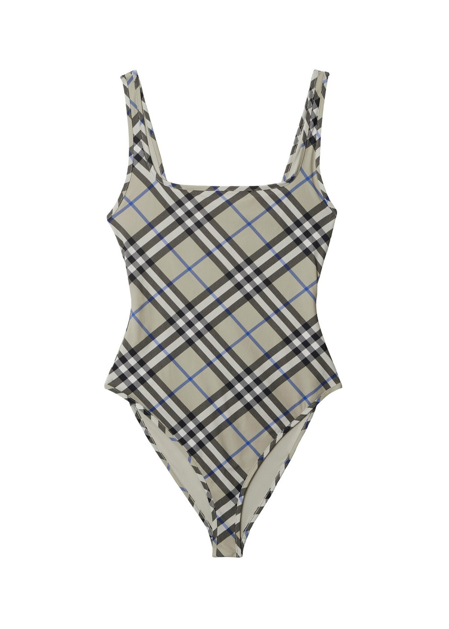 ワンピース水着 Burberry Printed stretch nylon swimsuit (8100758 B9368) BURBERRY Check swimsuit | Harvey Nichols