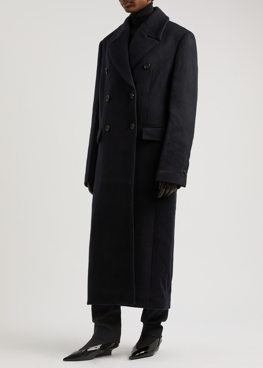 TOTEME Double-breasted cashmere coat | Harvey Nichols