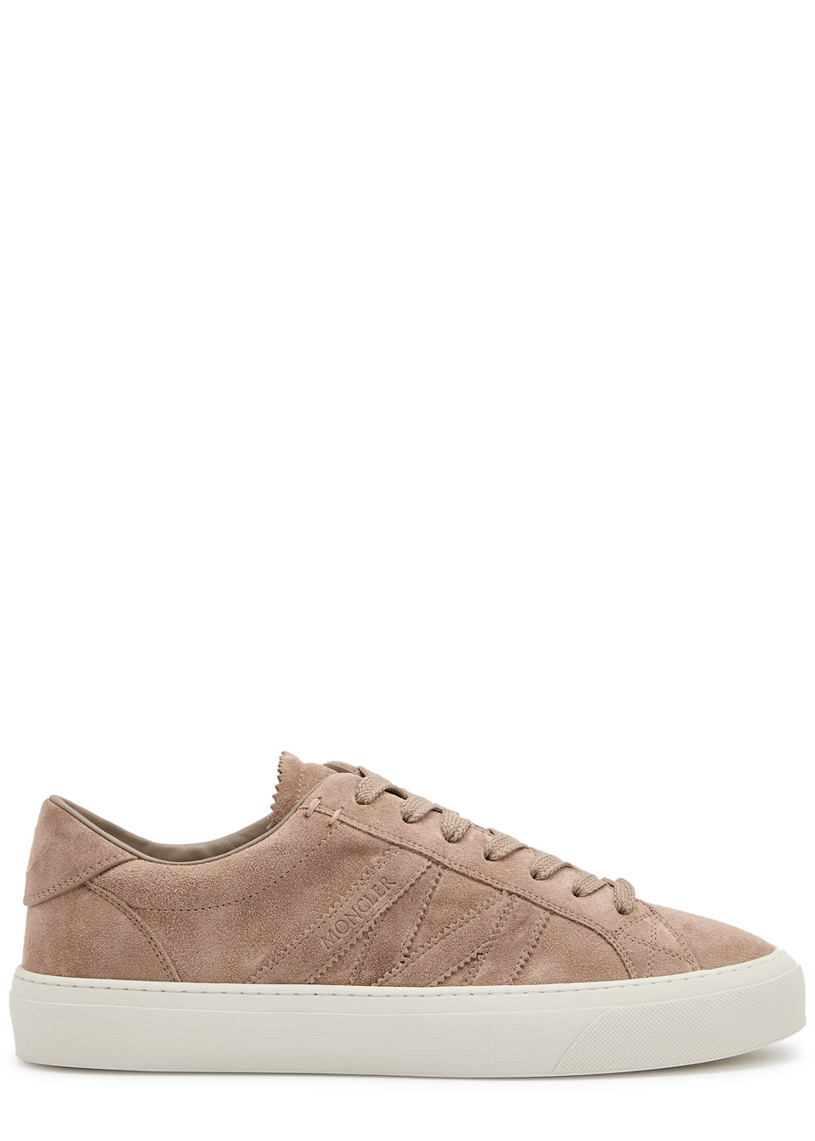 スニーカー MONCLER SS25 MONACO2 - Suede Sneakers (K109B4M00160 207) MONCLER Monaco2 panelled suede sneakers | Harvey Nichols