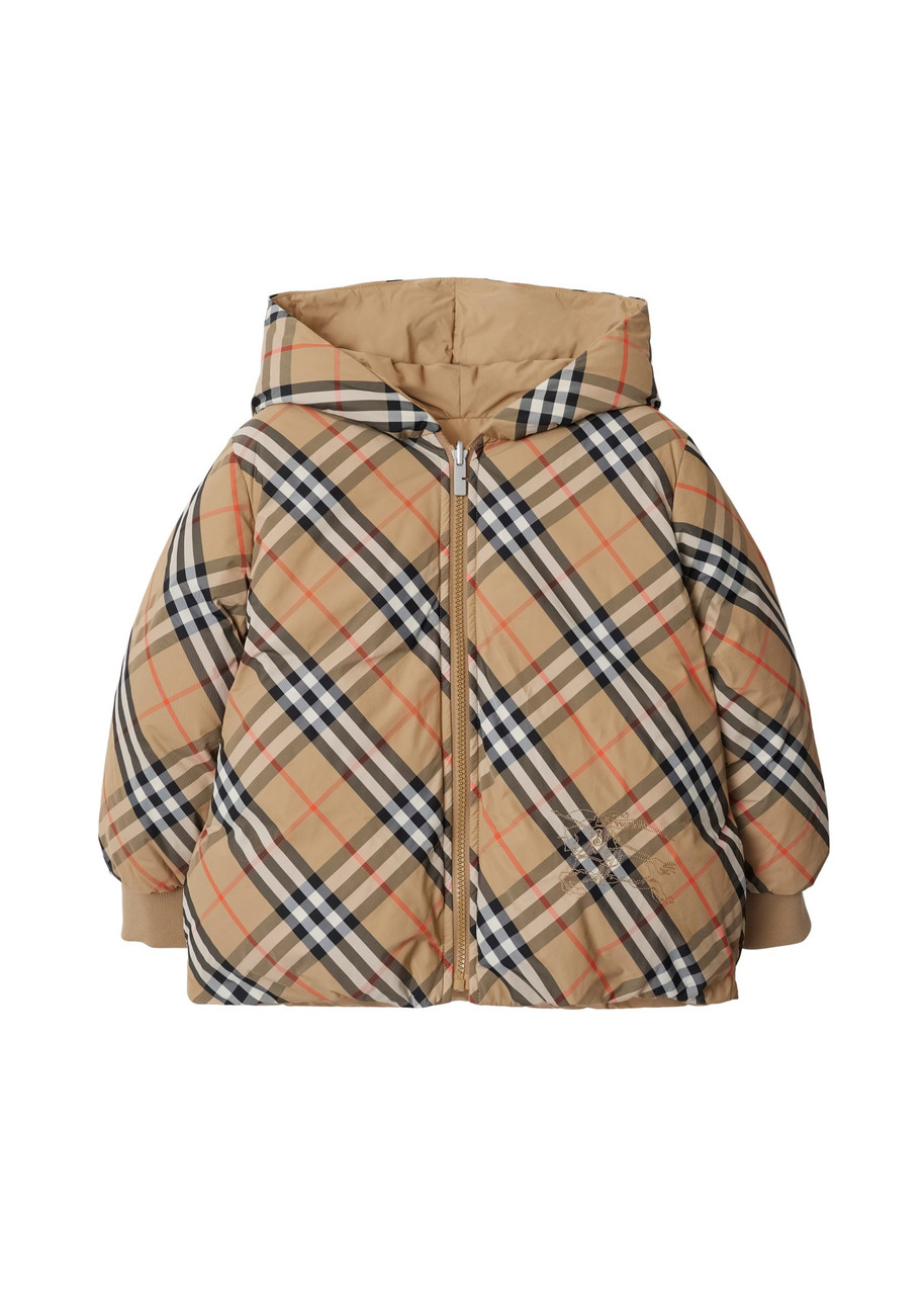 ブルゾン Burberry Giacca In Nylon Con Inserti Check BURBERRY Reversible check nylon puffer jacket | Harvey Nichols