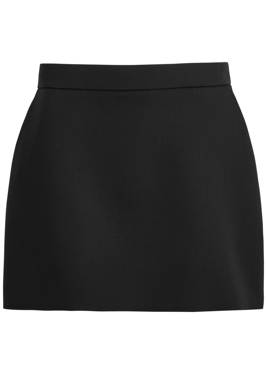 ミニスカート THE ROW Women Mini Skirts 1068W1099BLK Black THE ROW Anouk wool mini skirt | Harvey Nichols