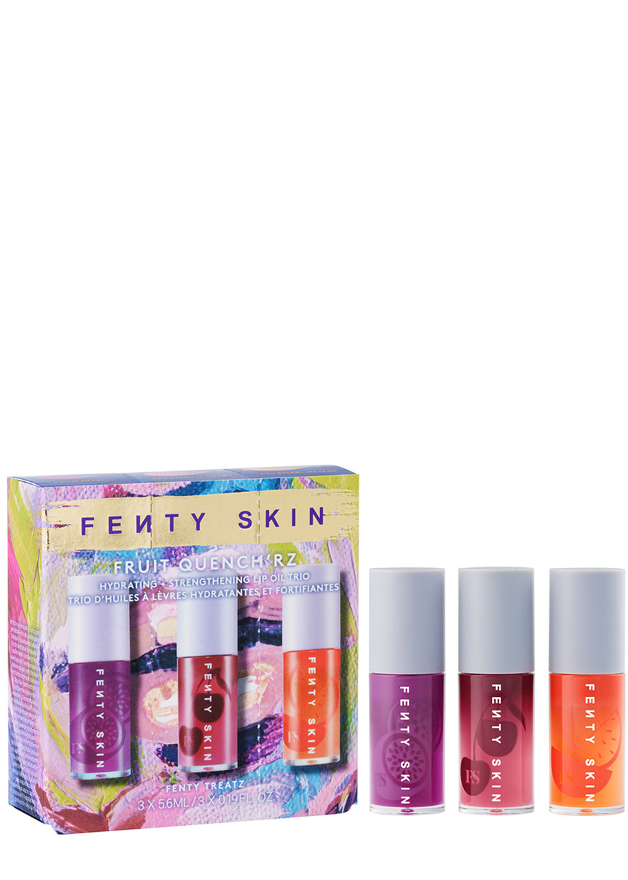 FENTY SKIN Fruit Quench'rz Hydrating and Strengthening Lip Oil Trio |  Harvey Nichols