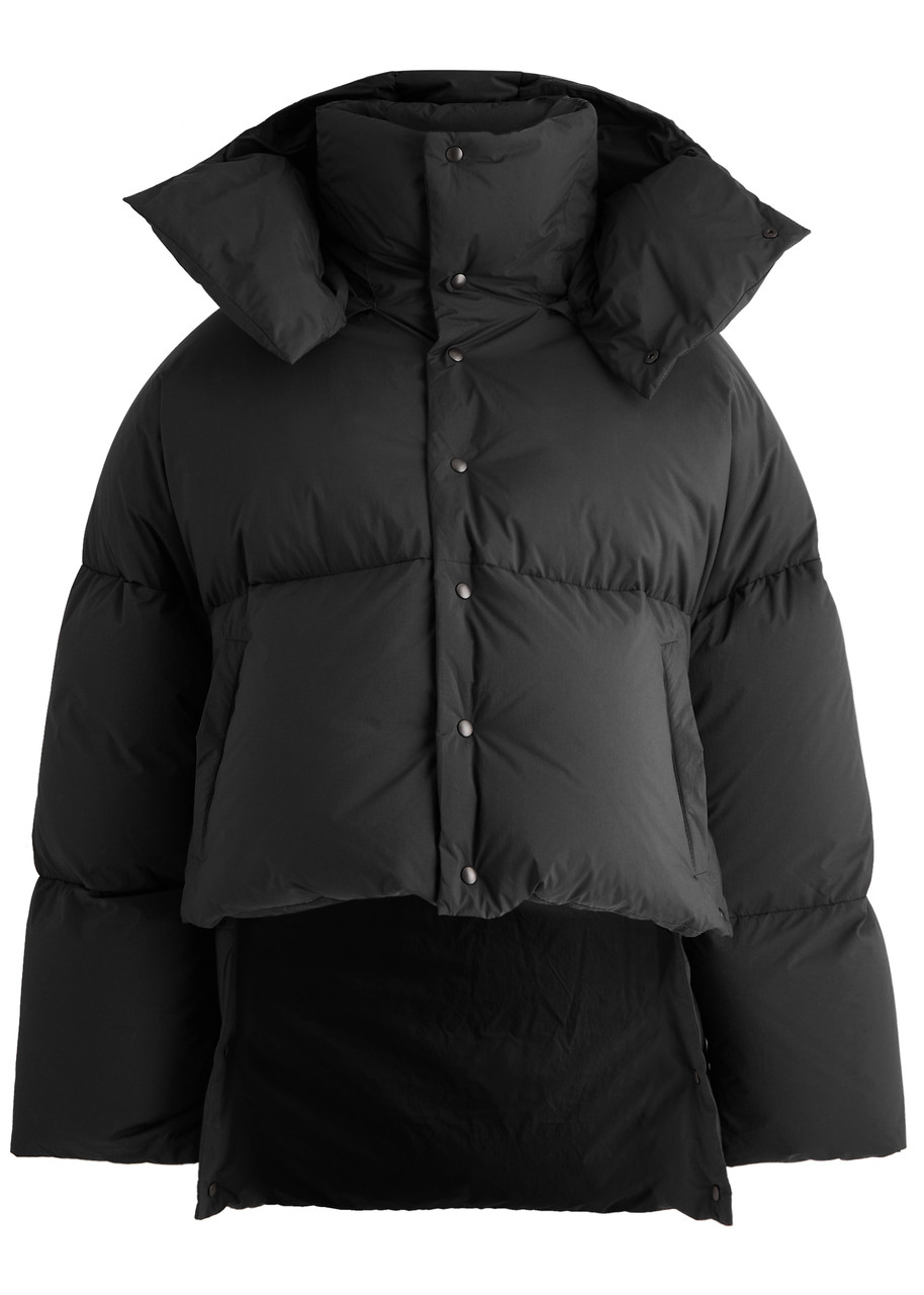 ALAÏA Hooded quilted shell jacket | Harvey Nichols