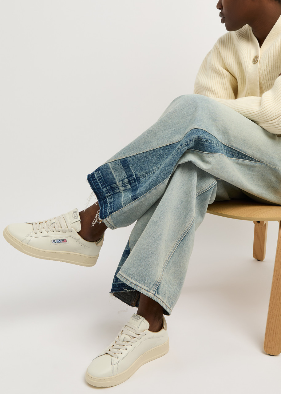 【送料&関税込】Autry Dallas Low Sneakers AUTRY Dallas Low panelled leather sneakers | Harvey Nichols