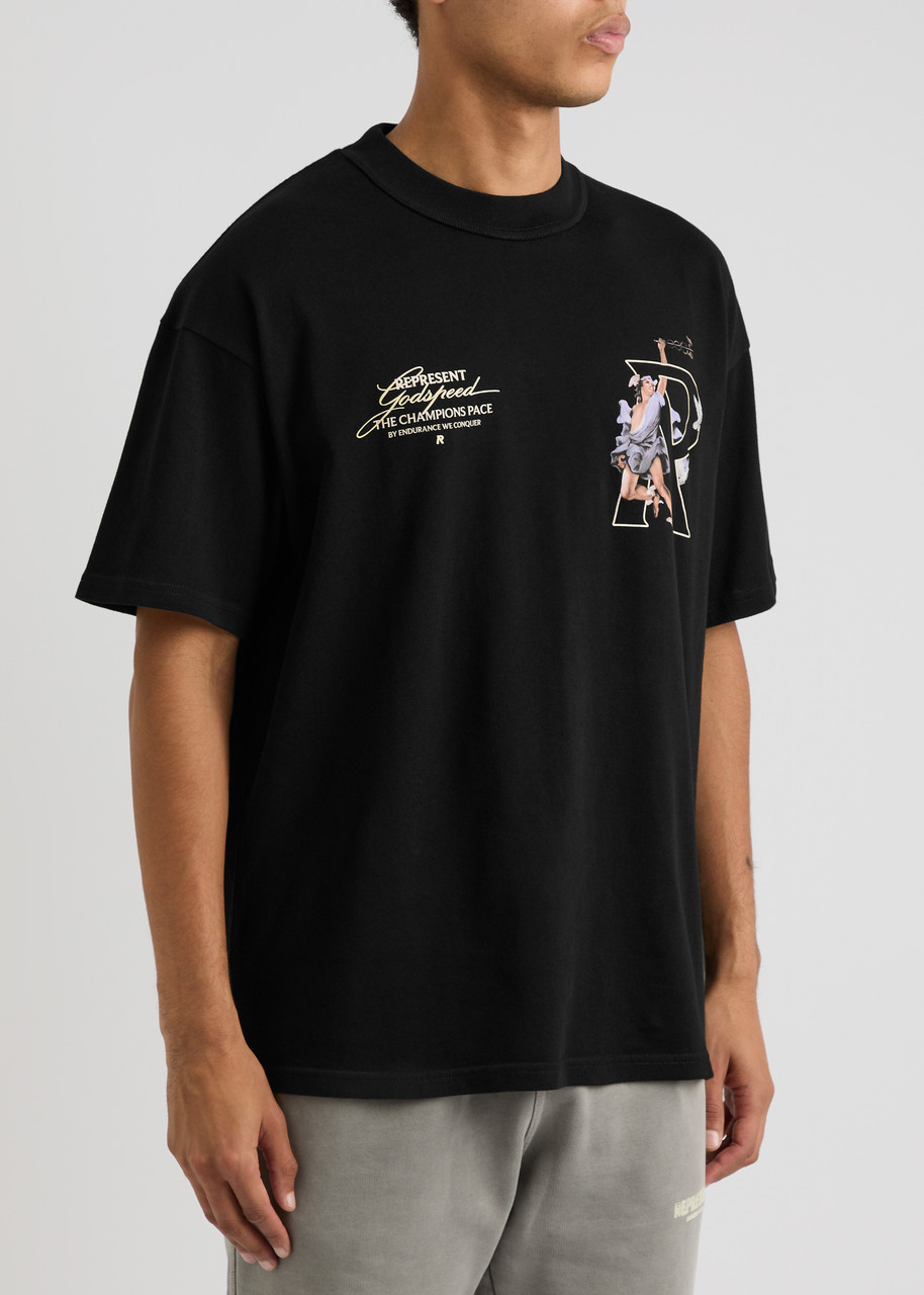 REPRESENT Hermes printed cotton T-shirt | Harvey Nichols