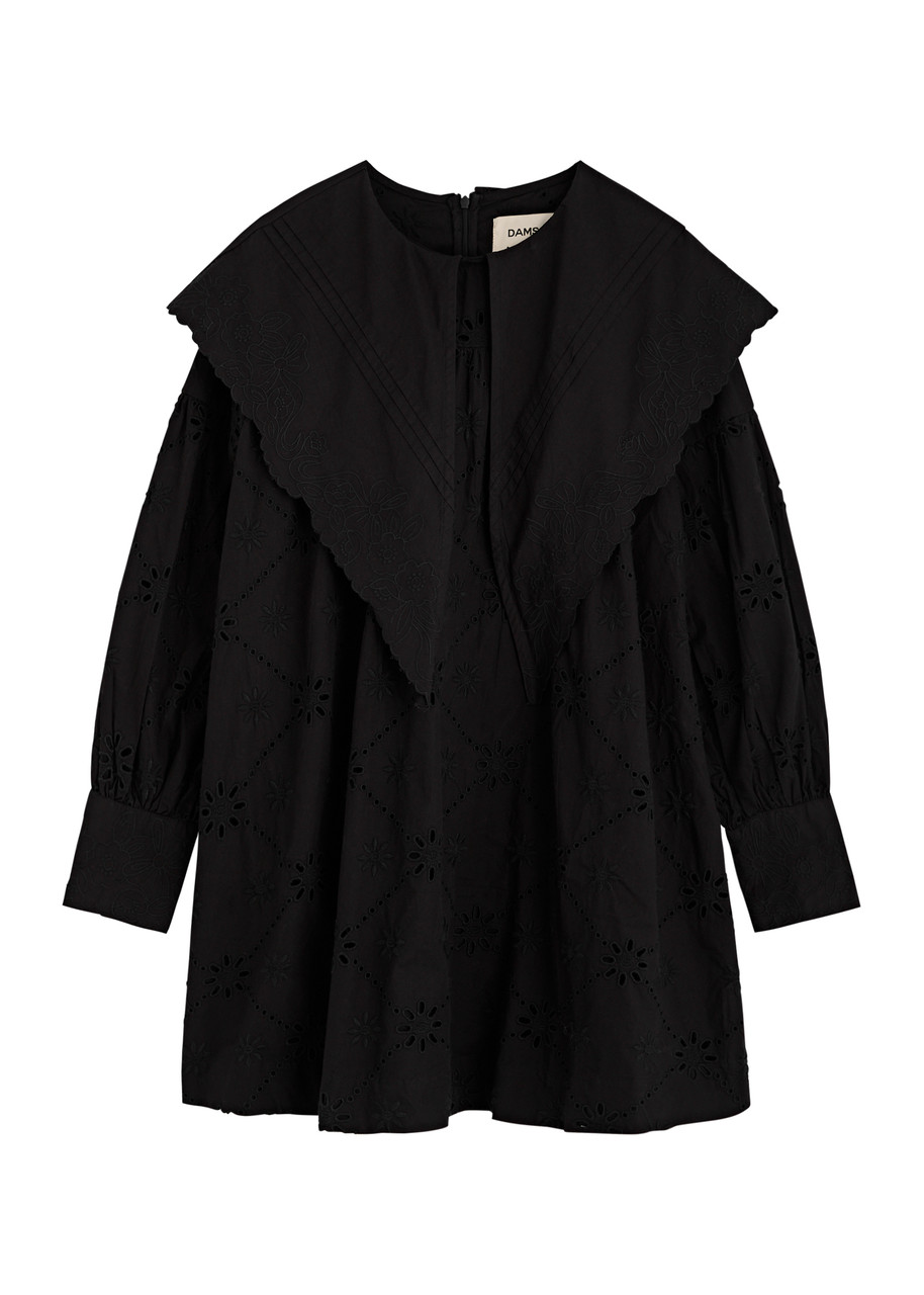 DAMSON MADDER Candice broderie anglaise cotton mini dress | Harvey 