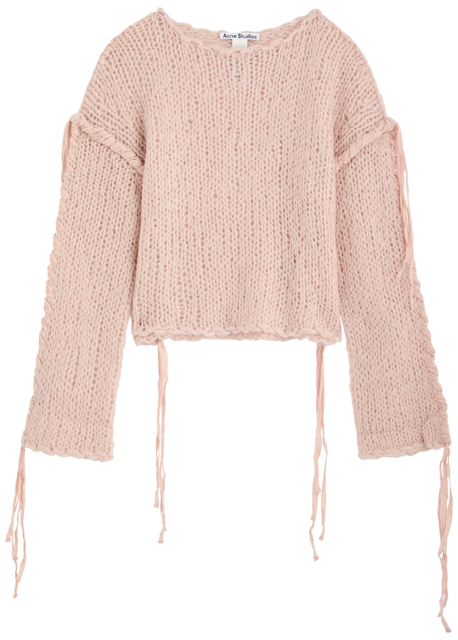 ACNE STUDIOS Open-knit jumper | Harvey Nichols