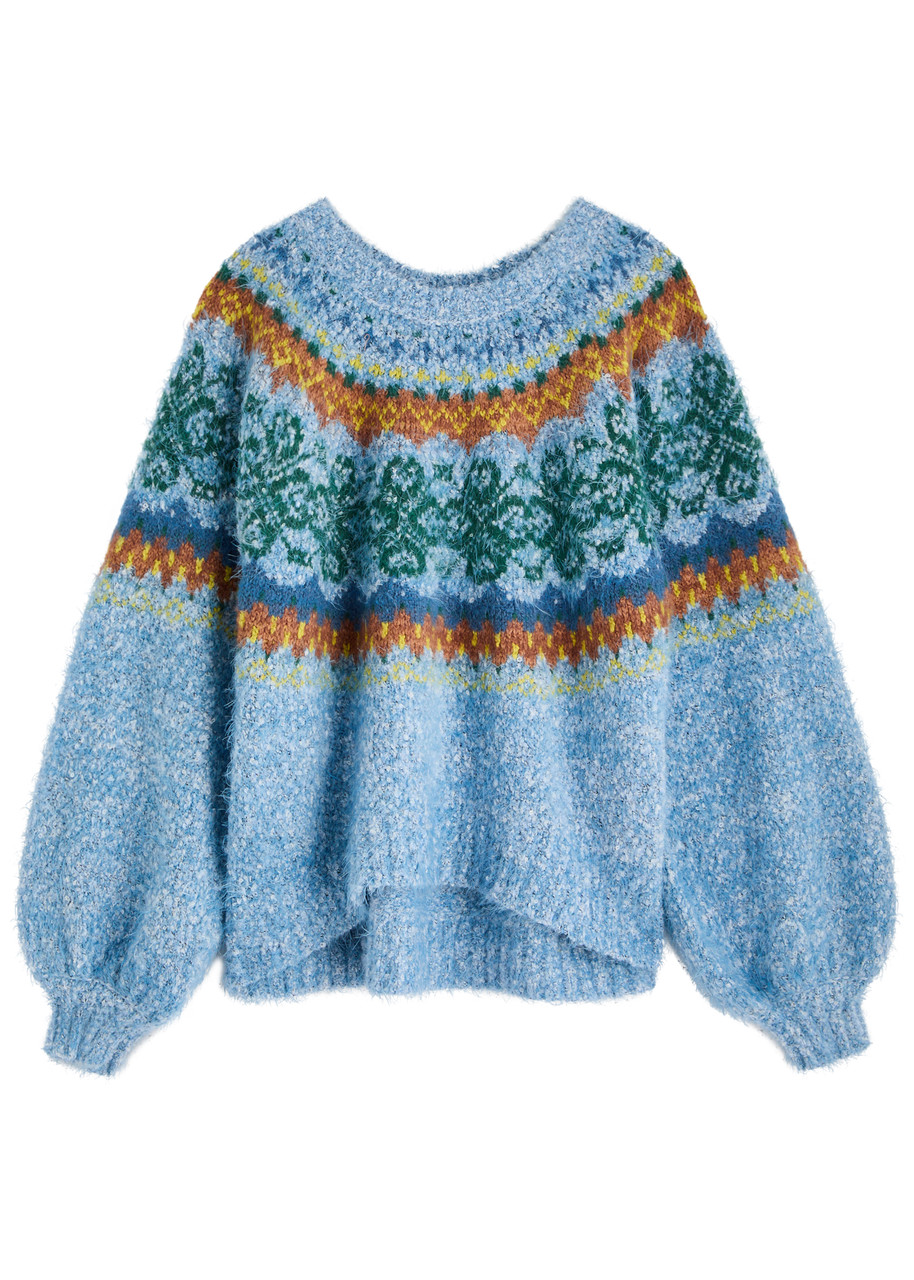 free people fair isle thermal