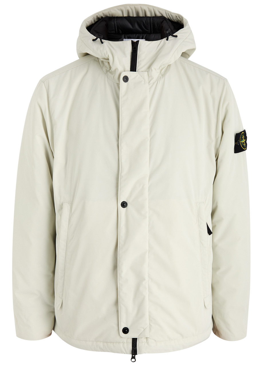 STONE ISLAND Micro-twill hooded jacket Harvey Nichols