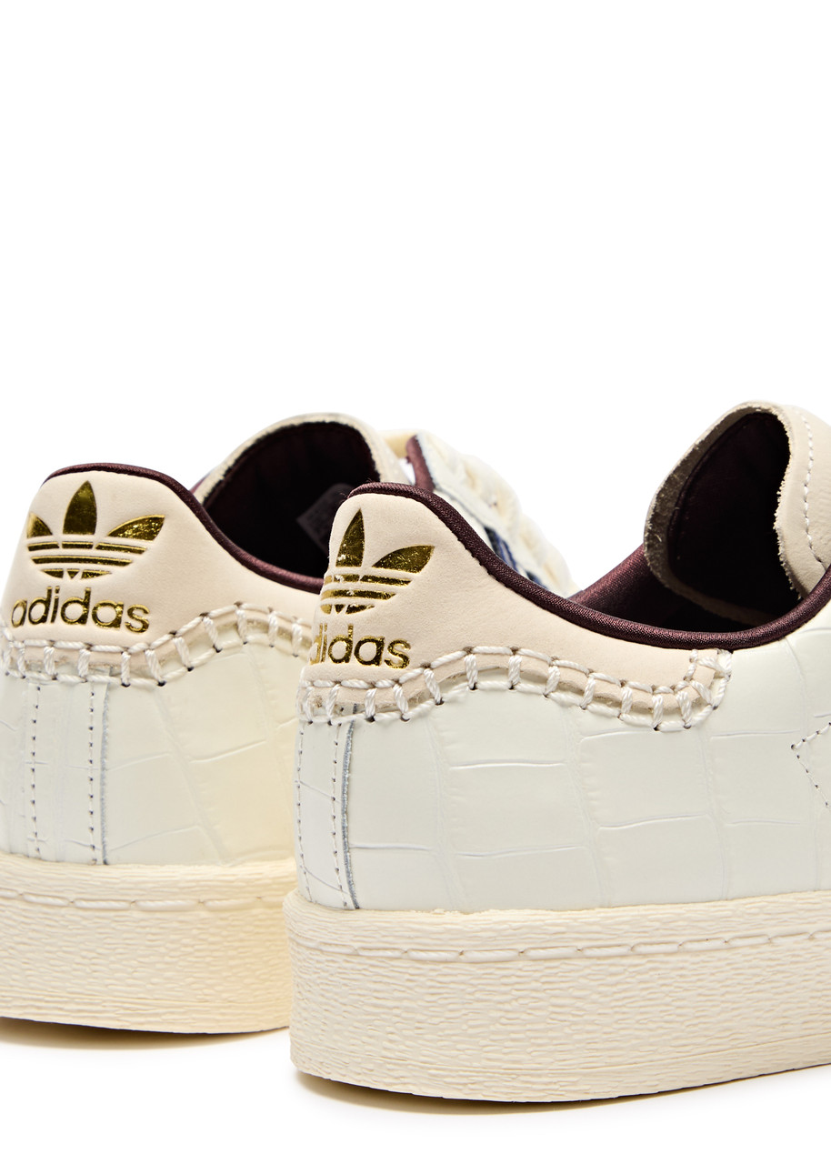 ADIDAS X WALES BONNER Superstar crocodile-effect leather sneakers