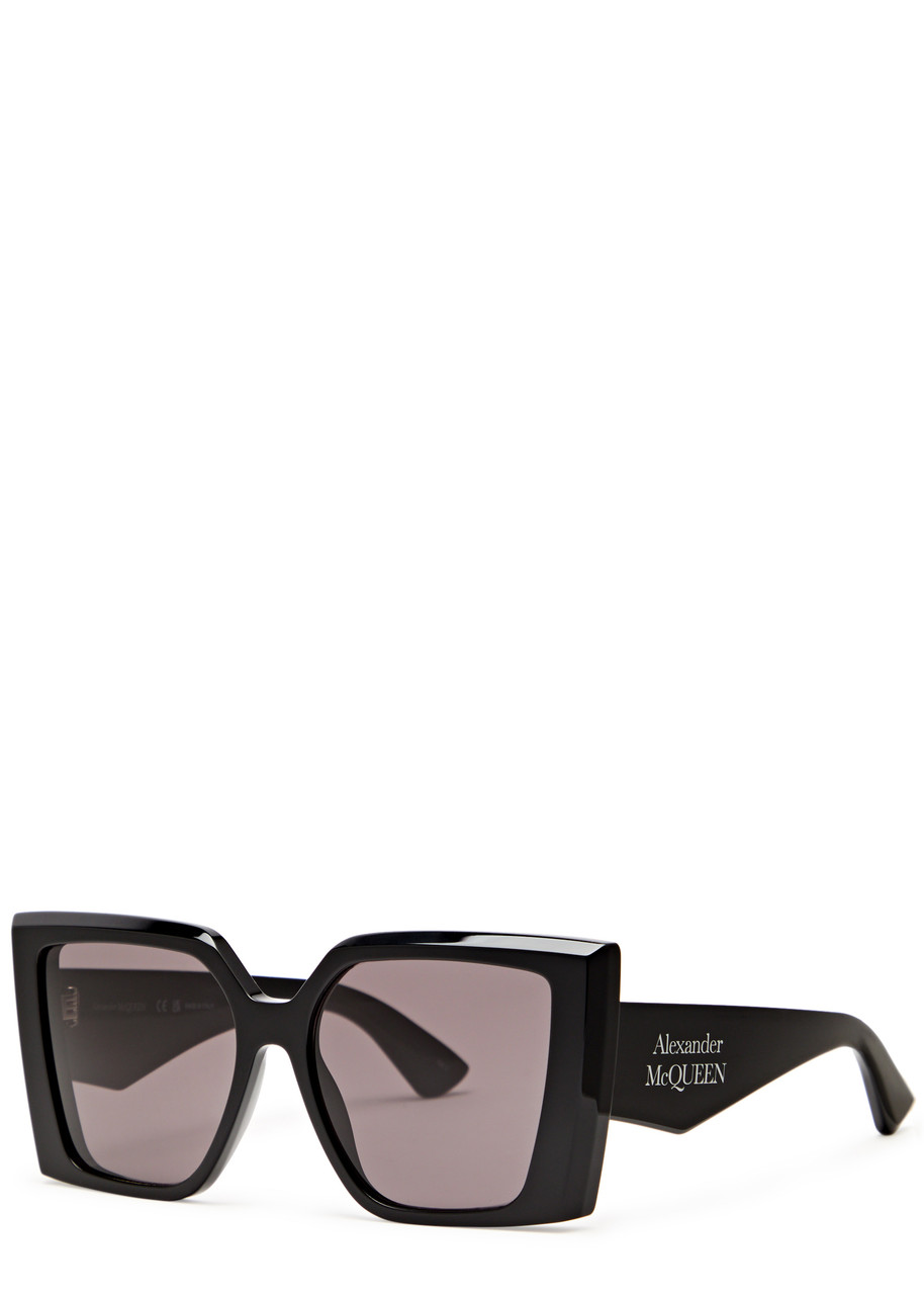 ALEXANDER MCQUEEN Oversized square-frame sunglasses | Harvey Nichols