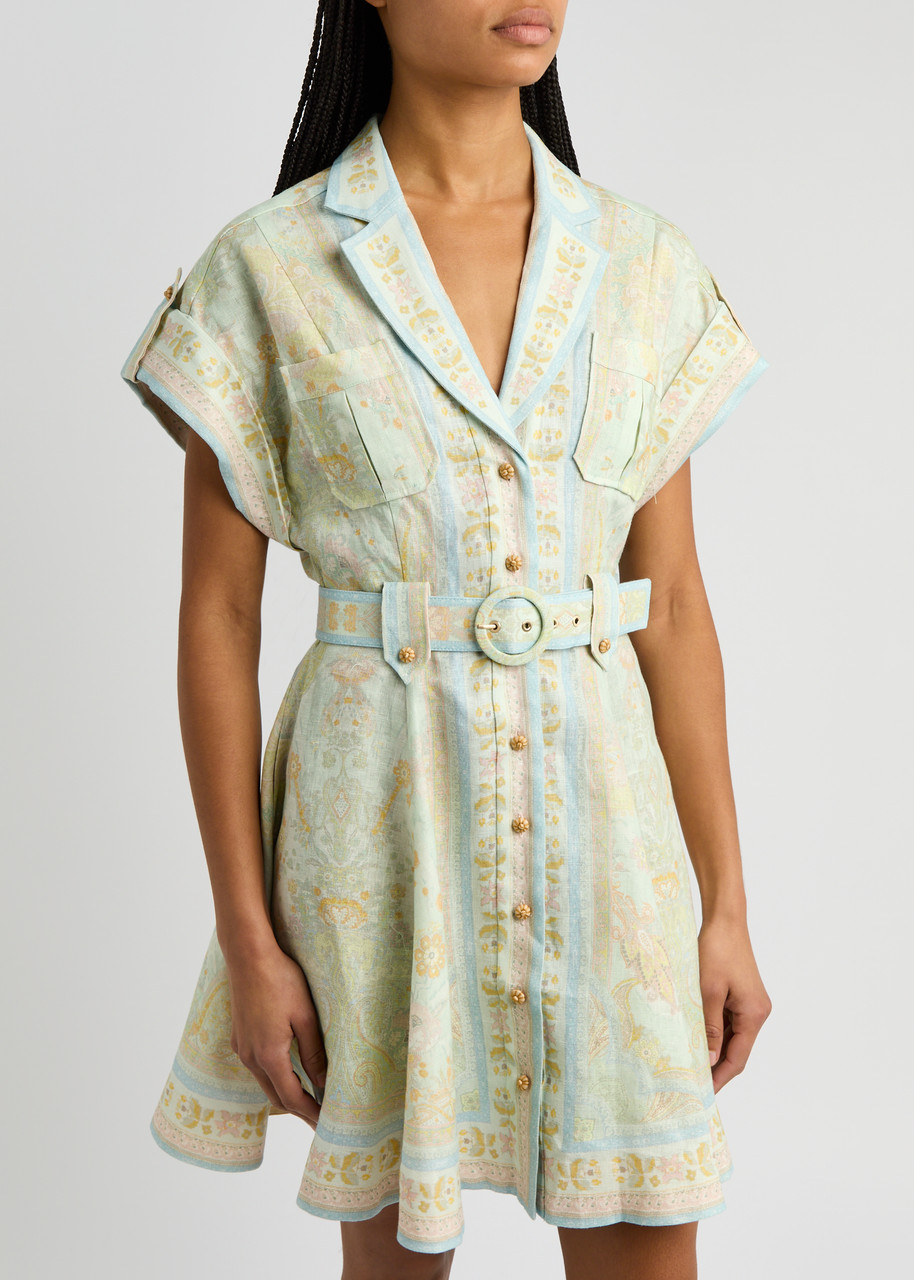 zimmermann acacia midi shirt dress ZIMMERMANN Acacia Midi Shirt Dress