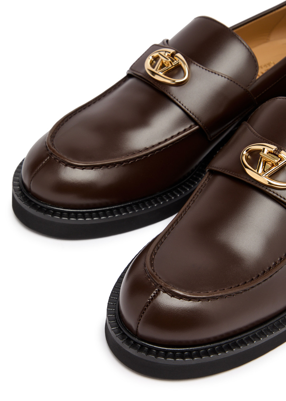 VALENTINO GARAVANI Vlogo Locker leather loafer | Harvey Nichols