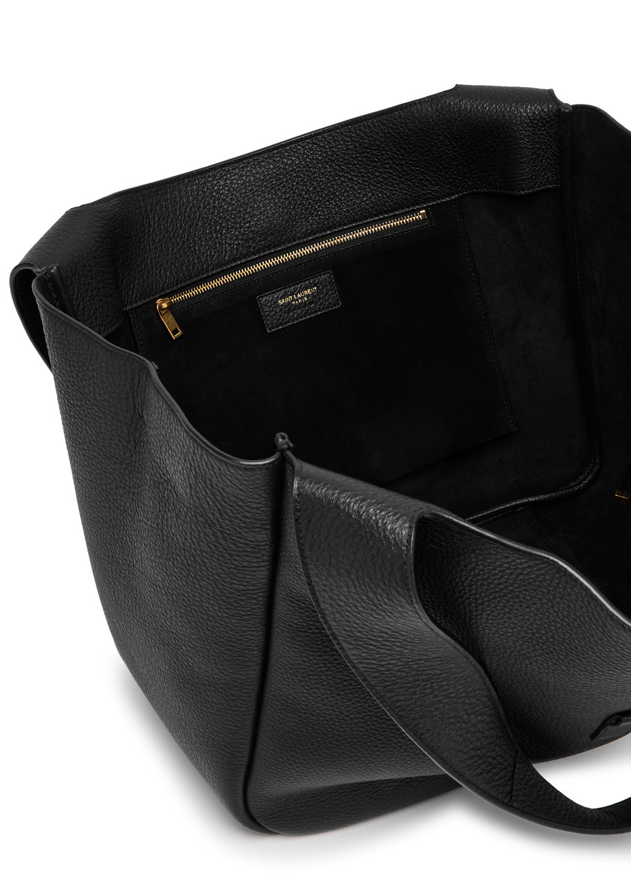 SAINT LAURENT Le 5 À 7 grained leather tote | Harvey Nichols