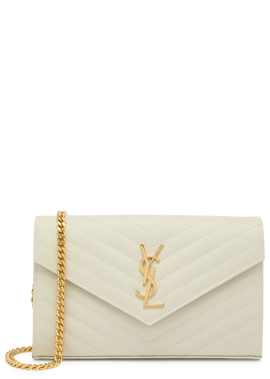 saint laurent envelope wallet on chain