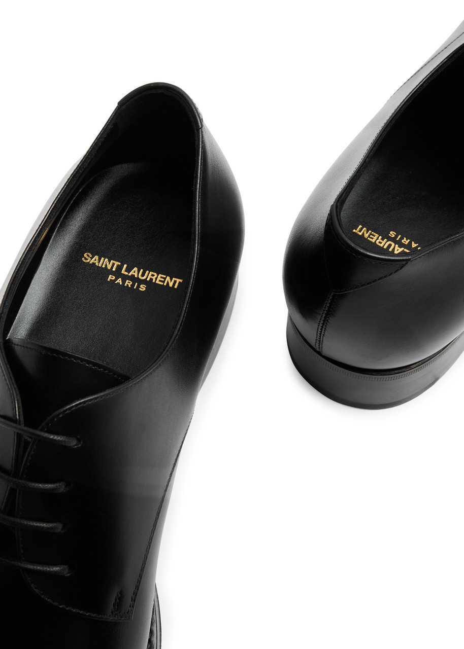 SAINT LAURENT Adrien leather Derby shoes | Harvey Nichols