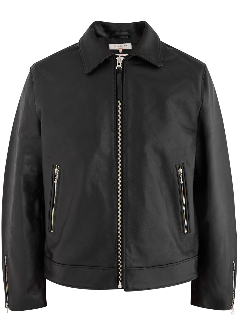 Nudie Jeans Eddy Rider leather jacket - Jackets - BeyondStyle