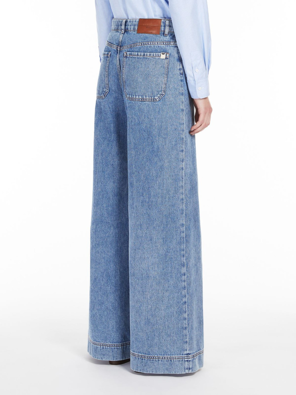 WEEKEND MAX MARA Wide-leg denim jeans | Harvey Nichols WEEKEND MAX MARA Wide-leg denim jeans | Harvey Nichols