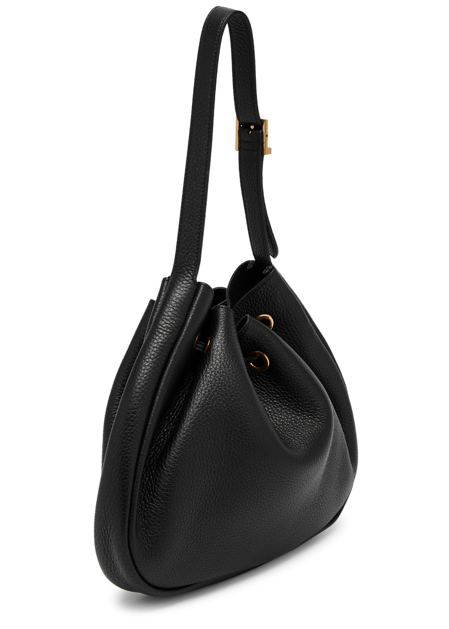 バッグ SAINT LAURENT SAINT LAURENT Paris VII small grained leather shoulder bag