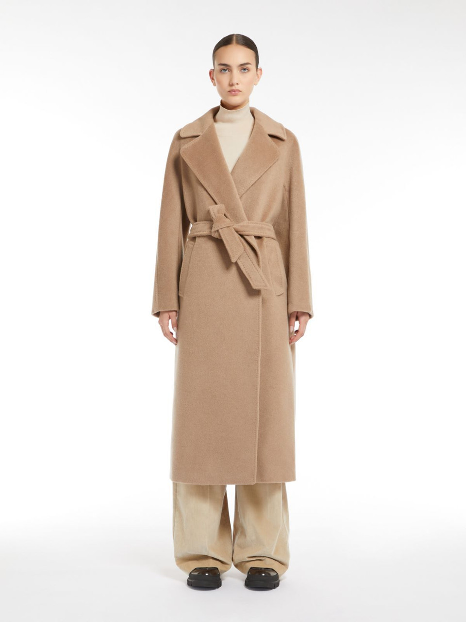 コート Max Mara Alpaca Wool And Cashmere Robe Coat Cashmere robe | Max Mara