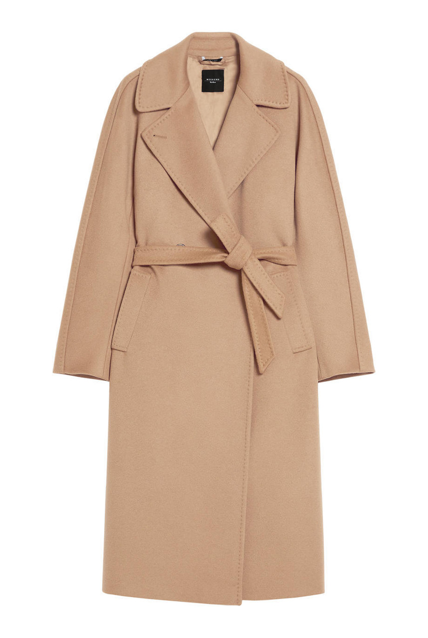 Max Mara Tailored Double-Breasted Trench Coat With Belted Max Mara Tailored Double-Breasted Trench Coat With Belted
