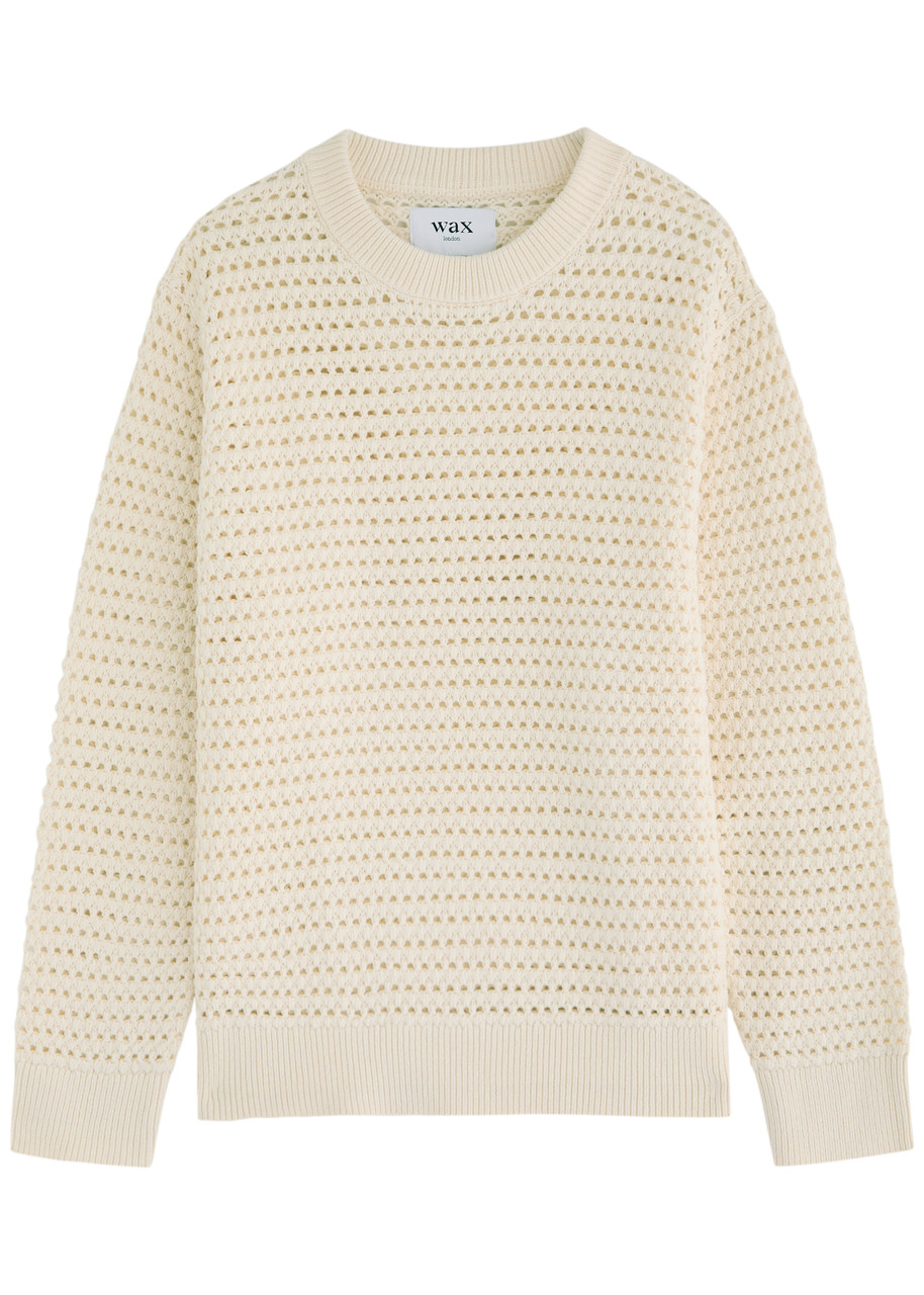 WAX LONDON Wilde open-knit jumper | Harvey Nichols