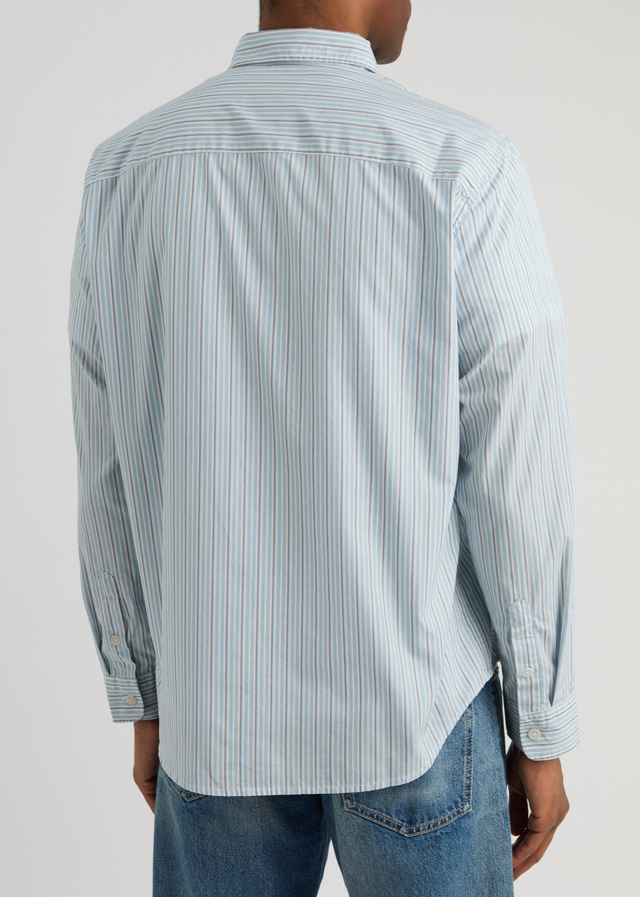 WAX LONDON Shelly Oxford-striped cotton shirt | Harvey Nichols