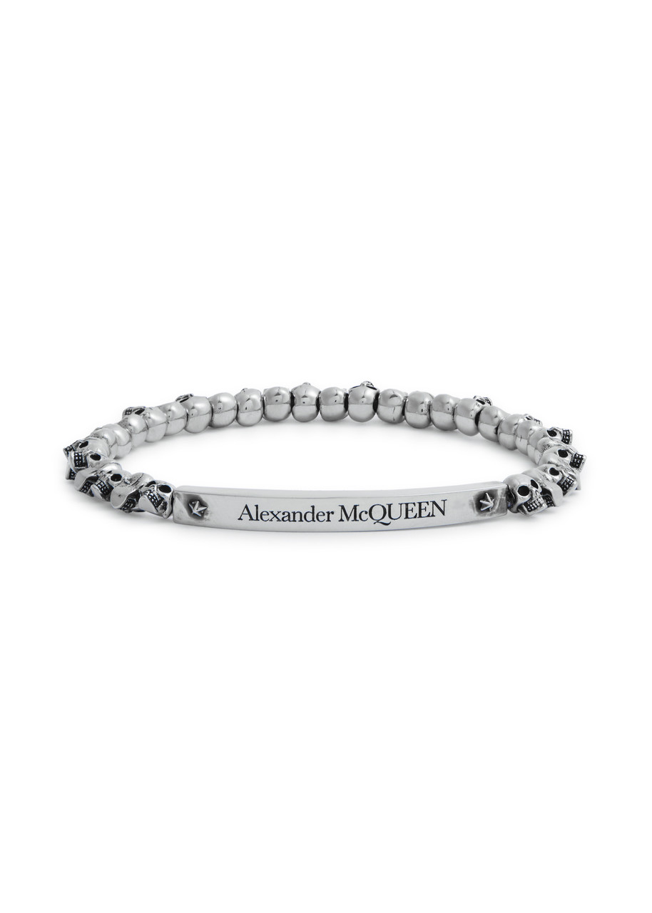 アクセサリー alexander mcqueen skull bracelet ALEXANDER MCQUEEN Skull logo bracelet | Harvey Nichols