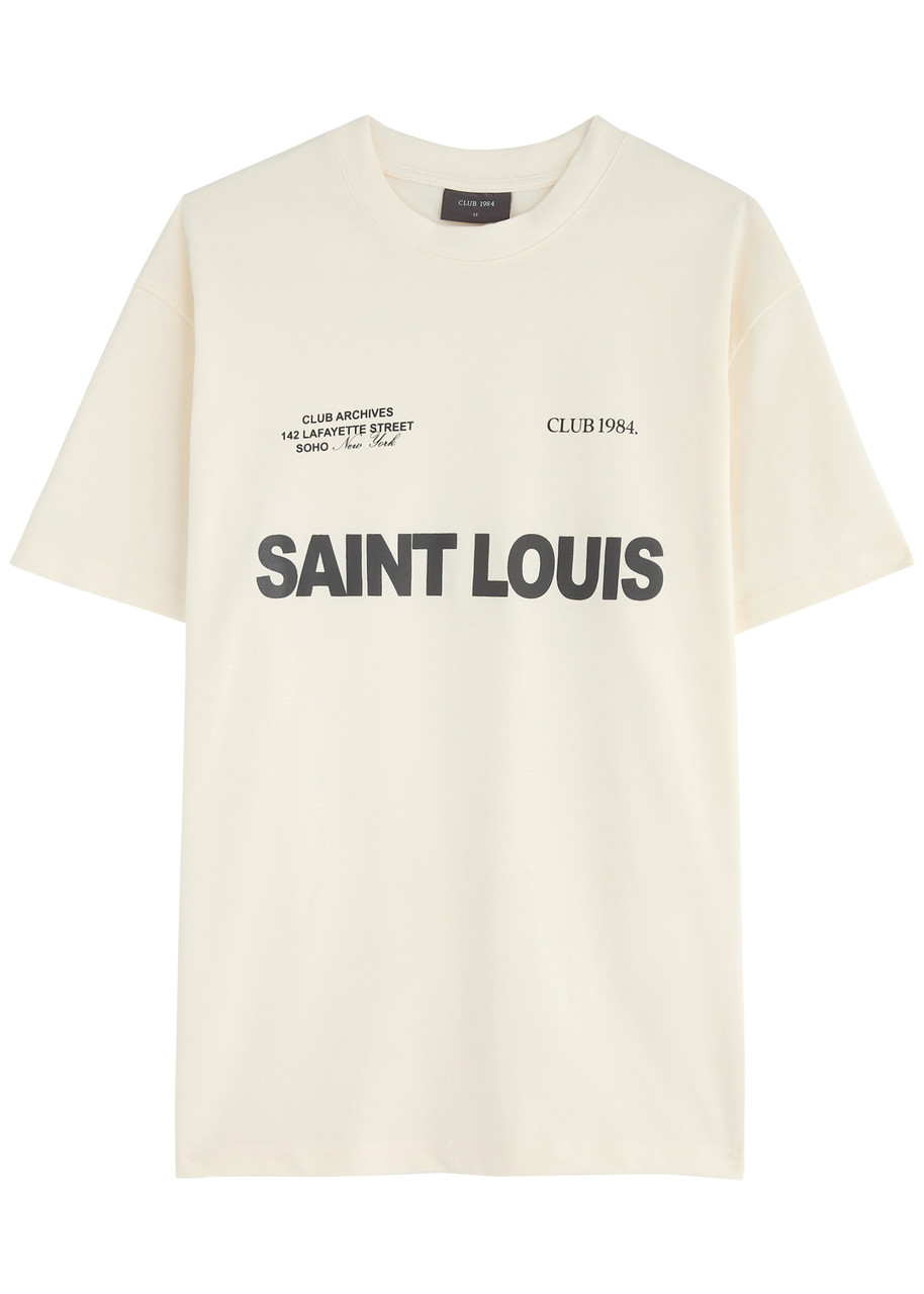 CLUB 1984 Heritage logo-print cotton T-shirt | Harvey Nichols